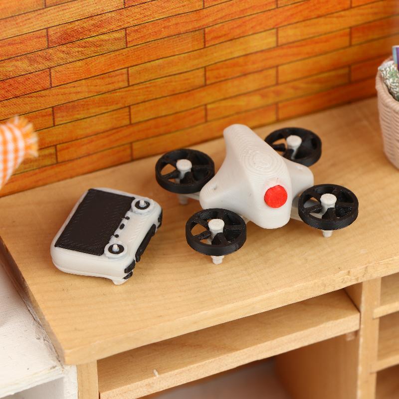 Photography Drone - Miniatur-Simulationsdrohnenmodell mit Fernbedienung im Maßstab 1:12,