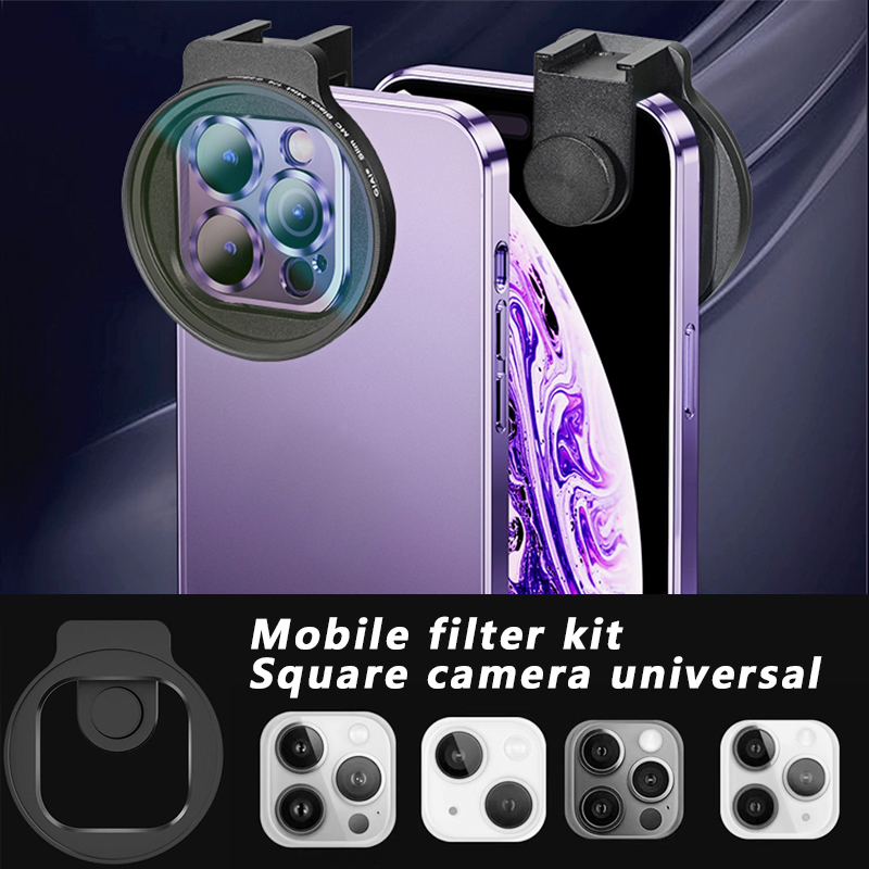 Photography With Iphone 15 - 67 mm Fotografiefilter mit Metallclip, Telefonobjektiv,