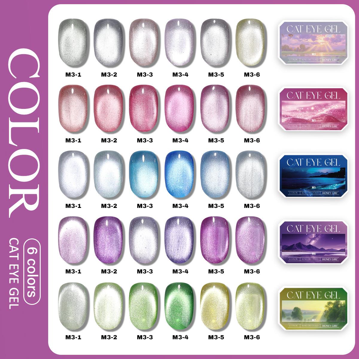 6-Farben Solid Cat Eye Gel Nag – Photography Design Bewertung und Preis