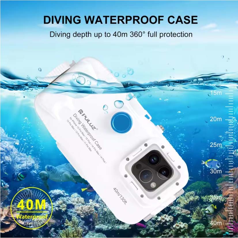 40 m wasserdichtes Gehäuse für – Photography With Iphone 15 Bewertung und Preis